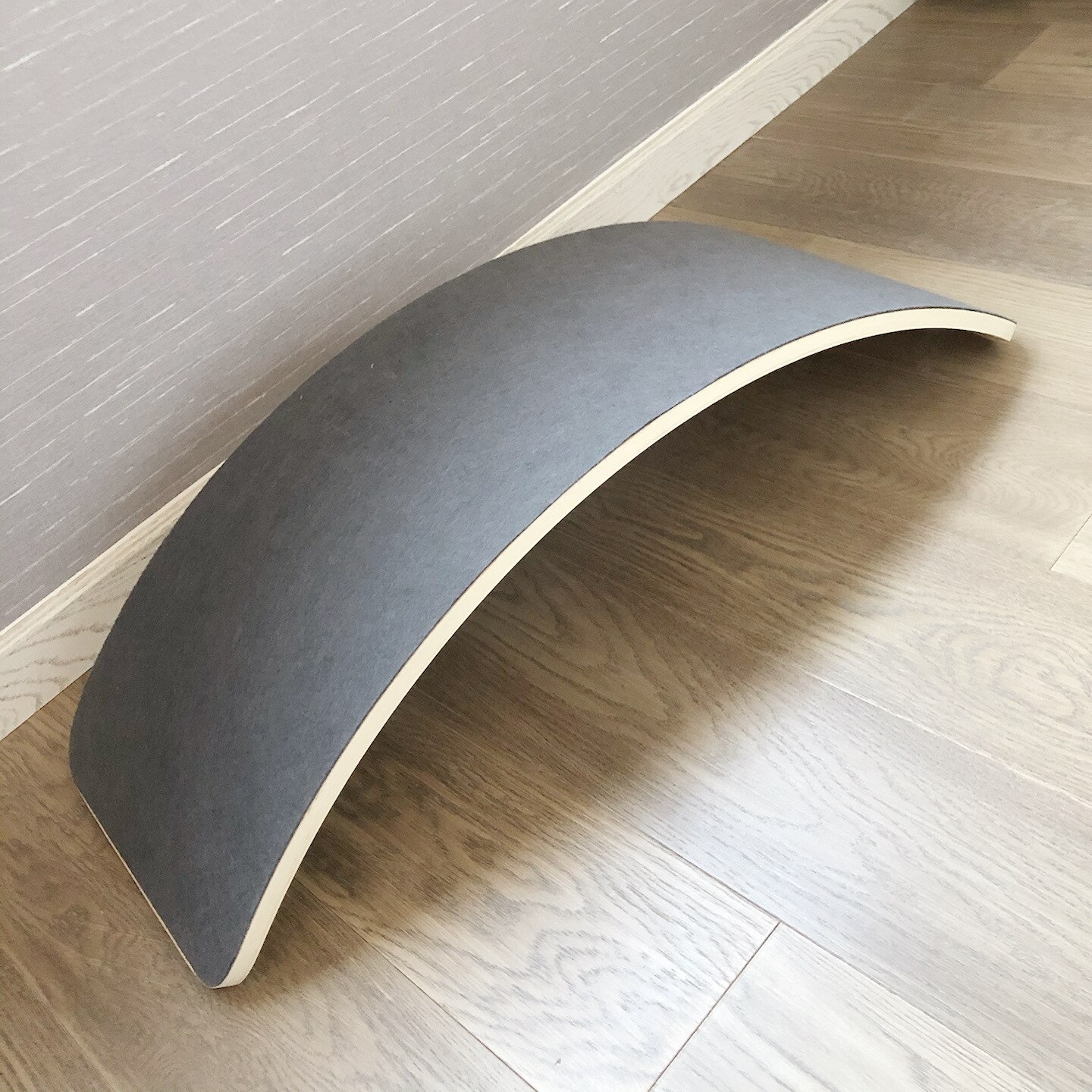 Planche d&#39;équilibre en bois pour enfants, balançoire incurvée, équipement de Yoga, Fitness, jouets d&#39;intérieur pour bébés, Sports de plein air, jouet d&#39;entraînement pour adultes,: grey