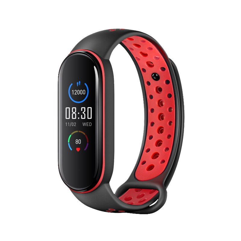 M6 pro smartwatch-armbänder für damen und herren  ip68 wasserdichte sport-fitness-tracker mit herzfrequenzmessung und schrittzähler: Rot
