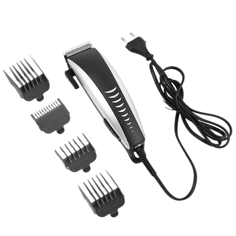 Electric Hair Clipper Hair Trimmer for Men Self-Cut Personal Haircutting Kit for Clipping Trimming Grooming: Silver