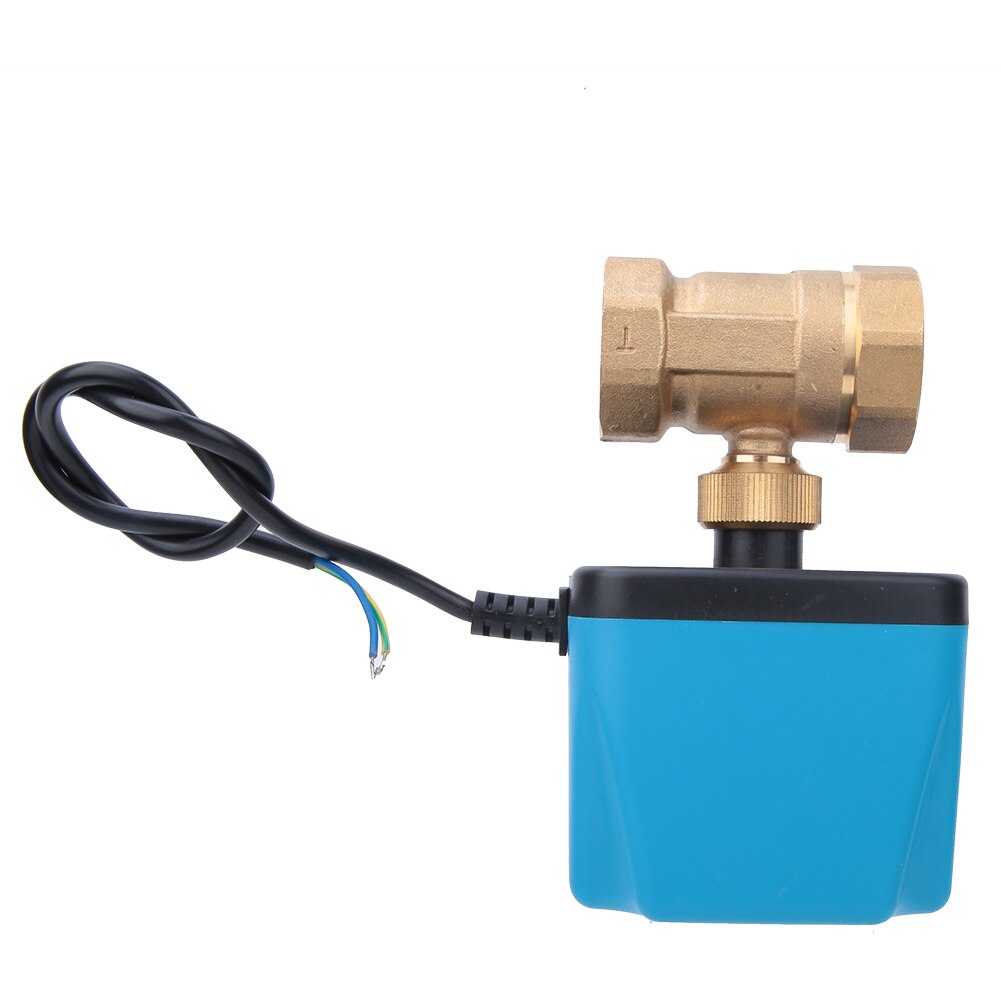 Electric Ball Valve DC12~24V G1in 2 Way Synchronous Motor Motorized Ball Valve
