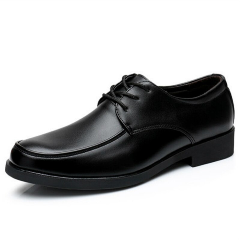 Mazefeng-zapatos formales de cuero para hombre, calzado informal de negocios, de , con punta redonda, transpirables, novedad de: 10