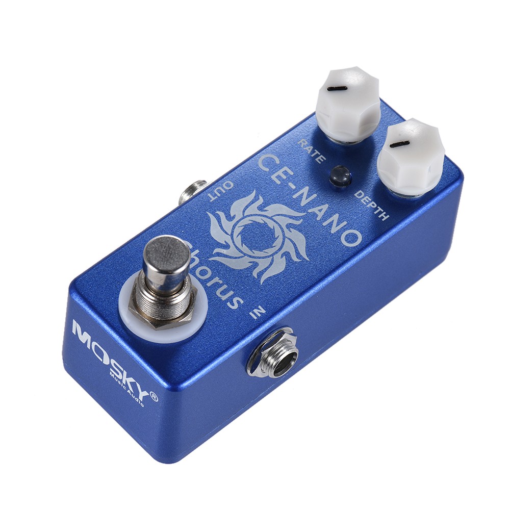 Mosky Ce-Nano Chorus Gitaar Pedaal Overdrive Multi Effecten Pedaal Voor Basgitaar Ukulele Muziekinstrumenten Sport Entertainment