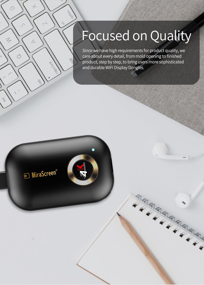 Clé TV Miracast DLNA Airplay, 4K HDMI, 5 go/2.4 go, Anycast, récepteur WiFi, Dongle d&#39;affichage, compatible Windows, android, TVSG9