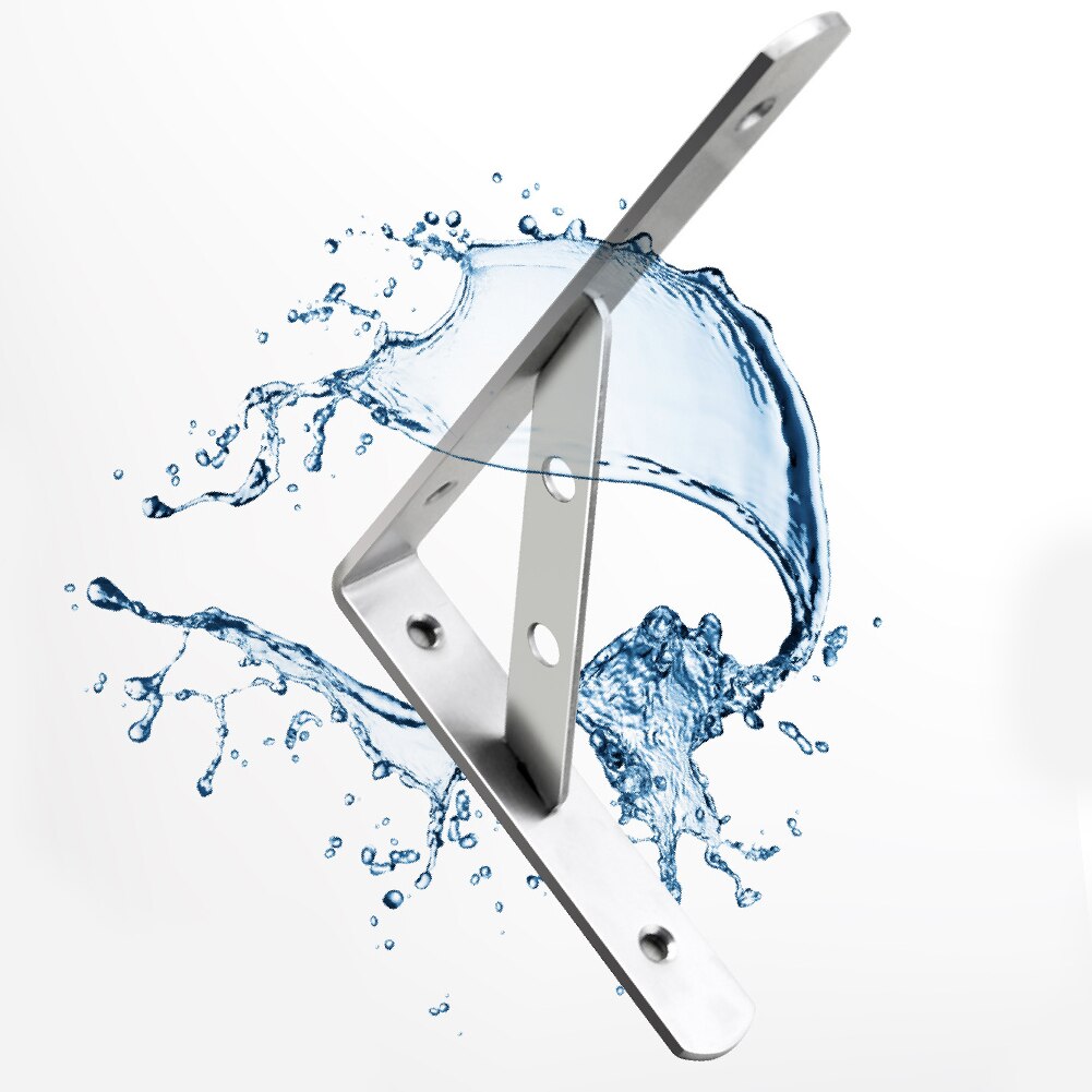 2PCS Length Triangle Folding Angle Bracket Adjustable Wall Mounted Durable Bearing Shelf Bracket DIY Home Table Bench