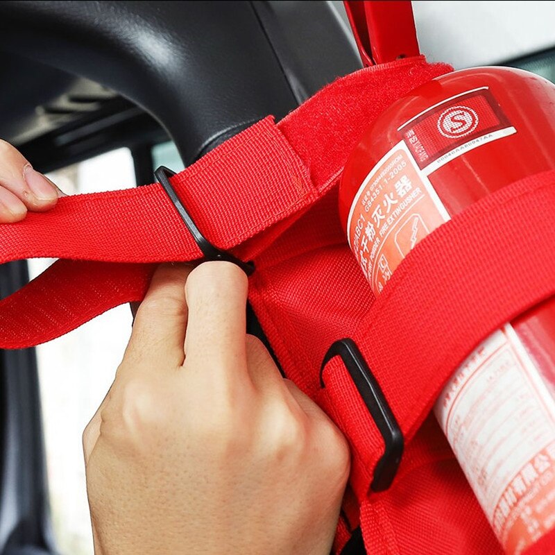 Bil veltebøyle brannslukningsapparat holder biltilbehør brannslukningsapparat feste stropp for jeep wrangler tj jk  jl 97-18