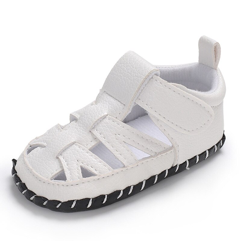 Raise Young PU Leather Summer Baby Boy Sandals Breathable Non-slip Hollow Newborn Toddler Shoes Infant Footwear 0-18M