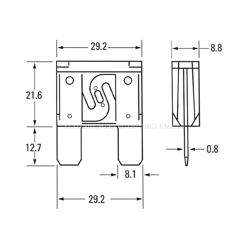 5 uds seguro de gran tamaño enchufe insertar luz de xenón camión barco automotriz coche Maxi fusible de hoja 20A 30A 40A 50A 60A 70A 80A 100A