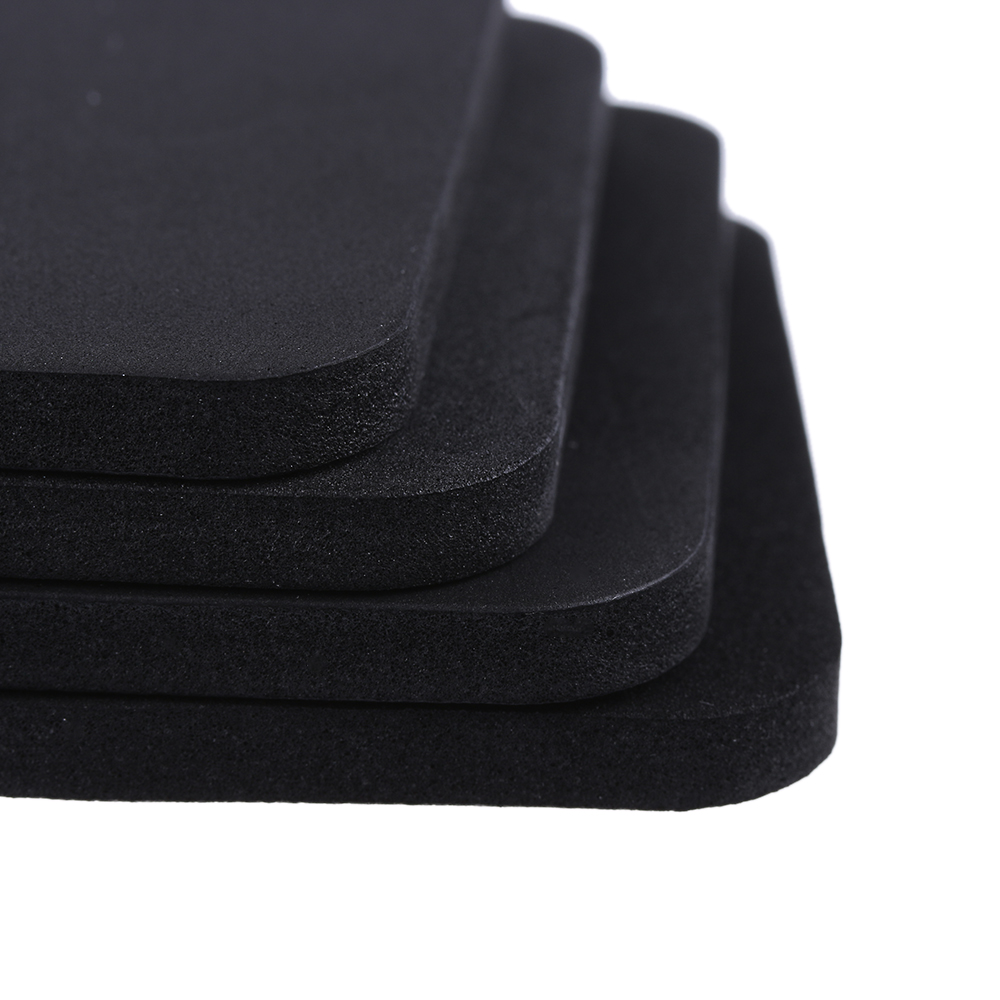 4Stck Schwarz Waschmaschine Anti-Vibration Lärm Schock Pads Schlecht Zubehör Multifunktions Anti Vibration matt Haushalt