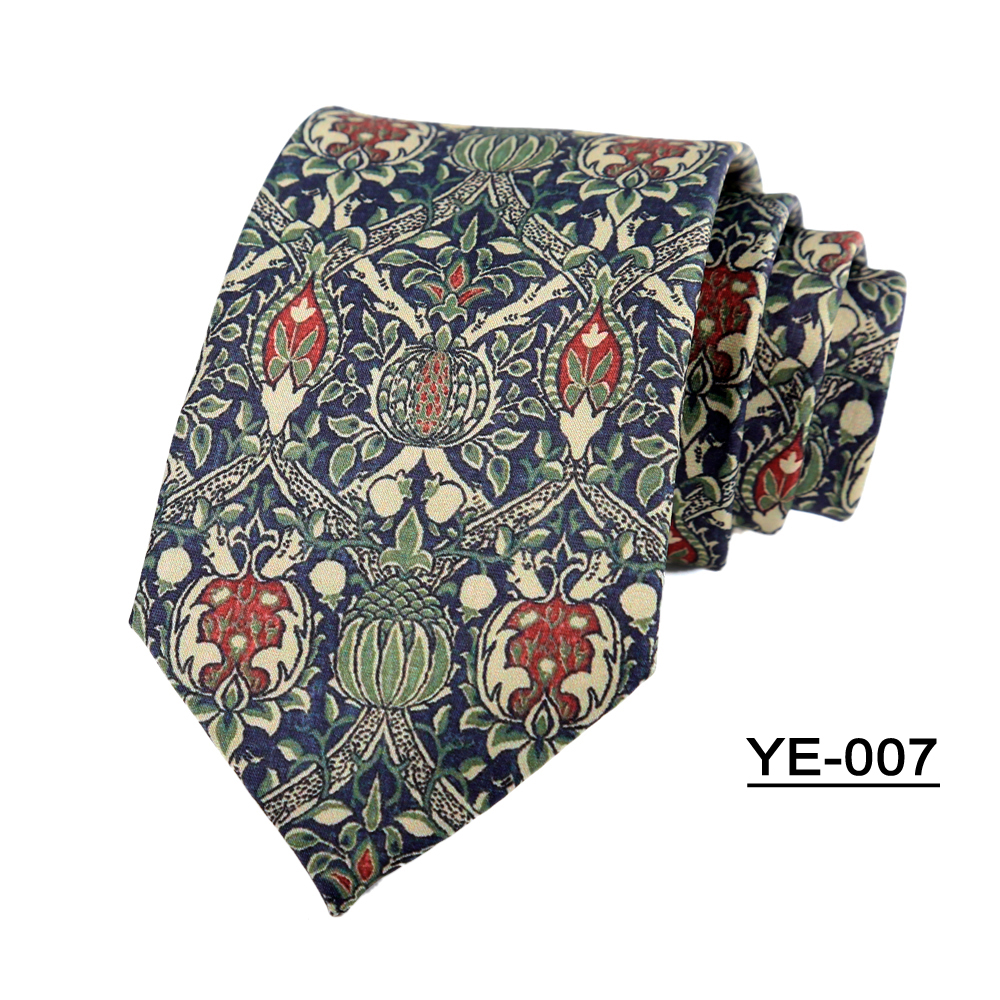Corbata para hombre de 8CM, patrones de estampado, corbatas clásicas para hombre, novio, tacto manual, poliéster, Floral, accesorios de boda de negocios: Gris