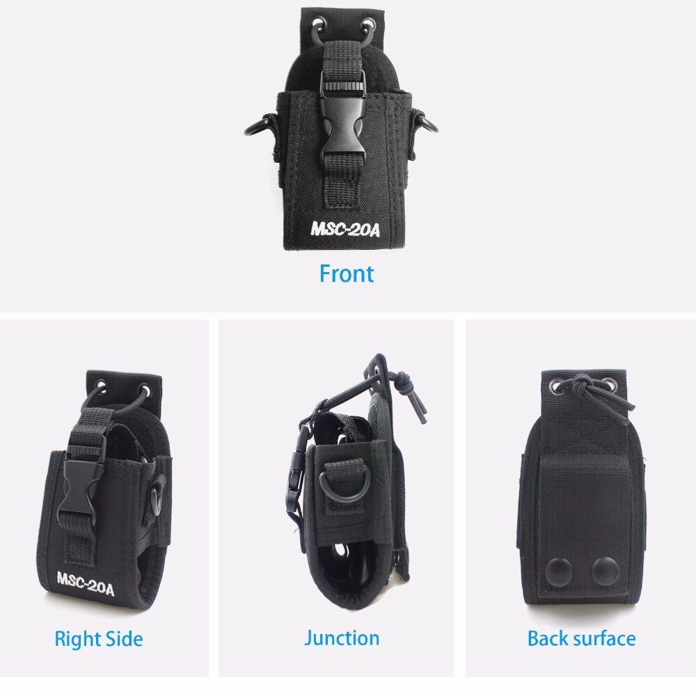 Two Way Radio Case Holder MSC-20A Nylon Carry Bag for Baofeng UV-5R UV-82 UV-888S UV-9R Walkie Talkie