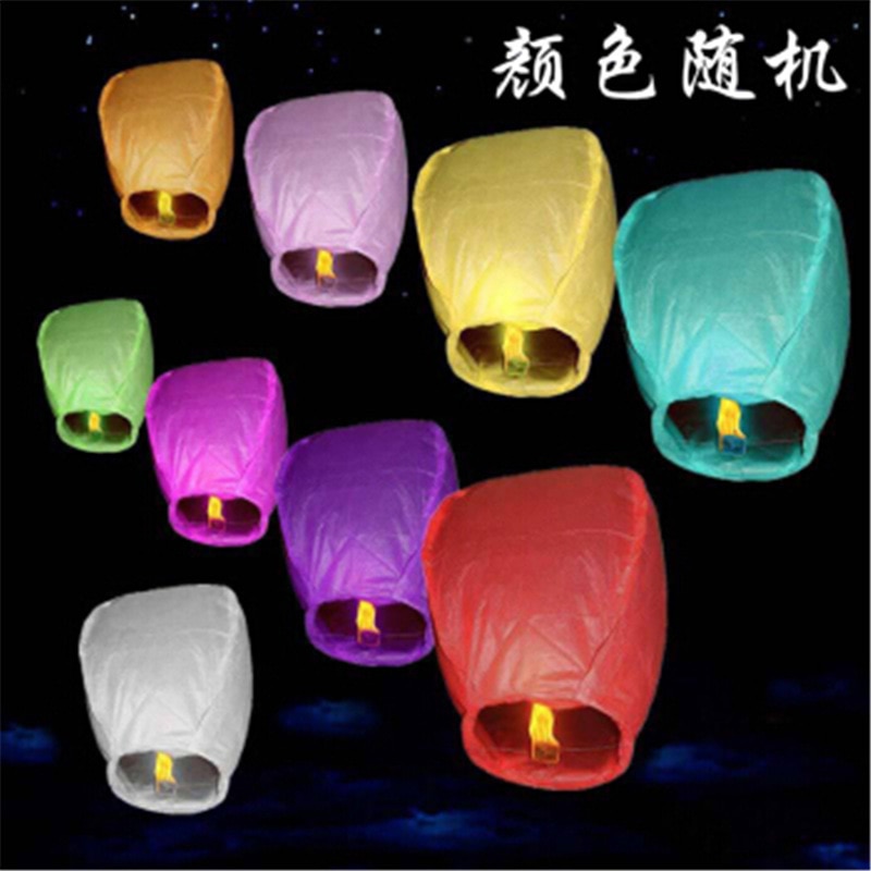 10pcs / lot DIY Chinese Sky Paper Flying Wishing L... – Vicedeal