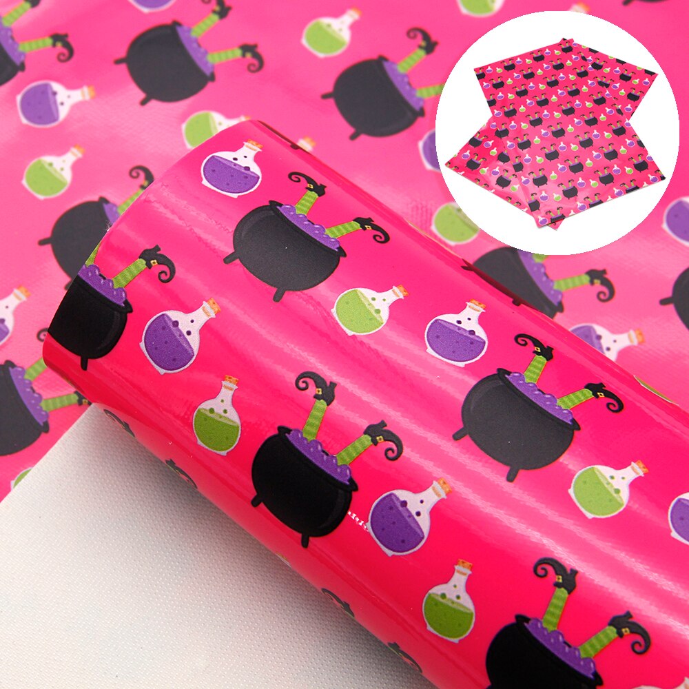 20*34cm Kerst Halloween Tl Gedrukt Synthetisch Leer, DIY Handgemaakte Materialen Voor Maken Ambachten, 1Yc7709: 1092595001