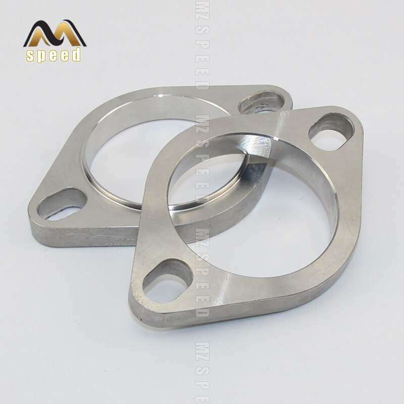 accessories Universal stainless steel exhaust muffler flange exhaust pipe connection 51mm 63mm 76mm joint