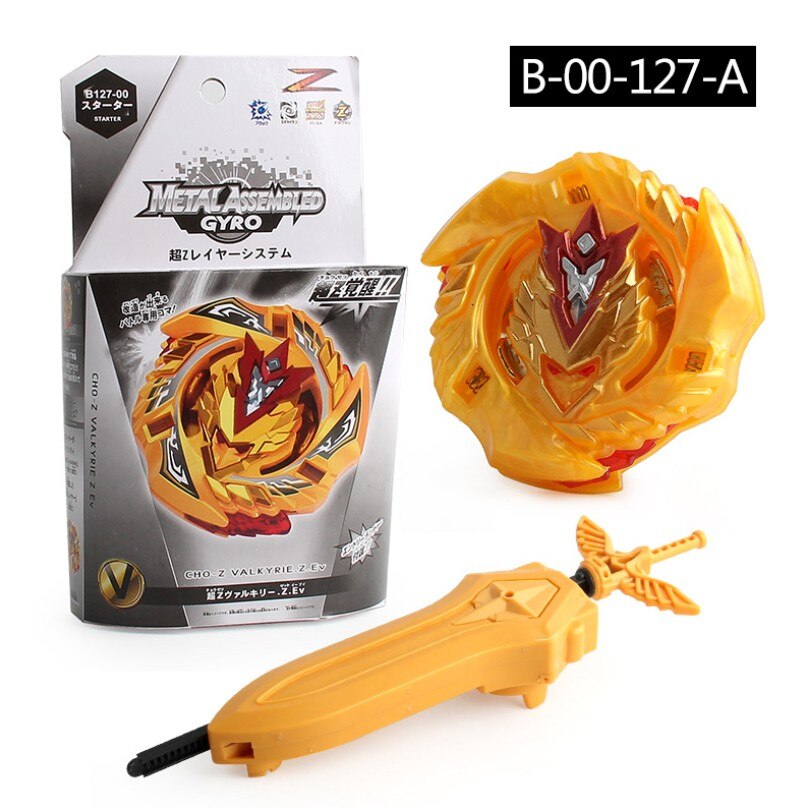 Bayblade 48 style BURST B-129 Starter Cho-Z Achilles.0.Dm & B-00-129 SPRIGGAN Kid Toy