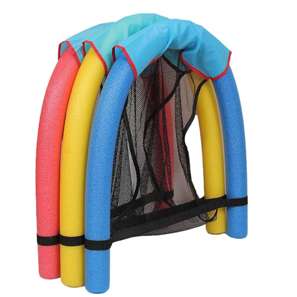 Fantastisk svømning noodle sæde pool flydende mesh stol flydende seng slynge flydende float pool rejse strand sæder