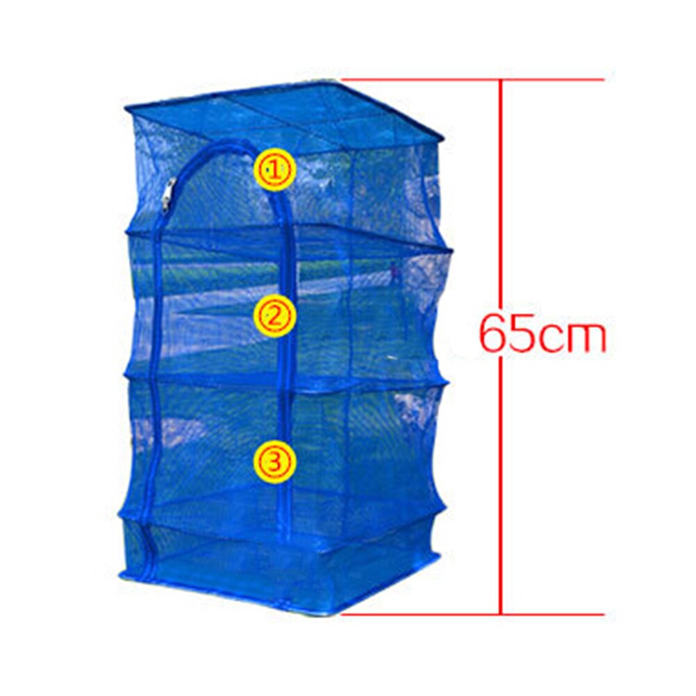 Gmarty 3 Layer Plank Hangen Kooi Vis Rack Outdoor Opknoping Drogen Servies Voedsel Droog Netto