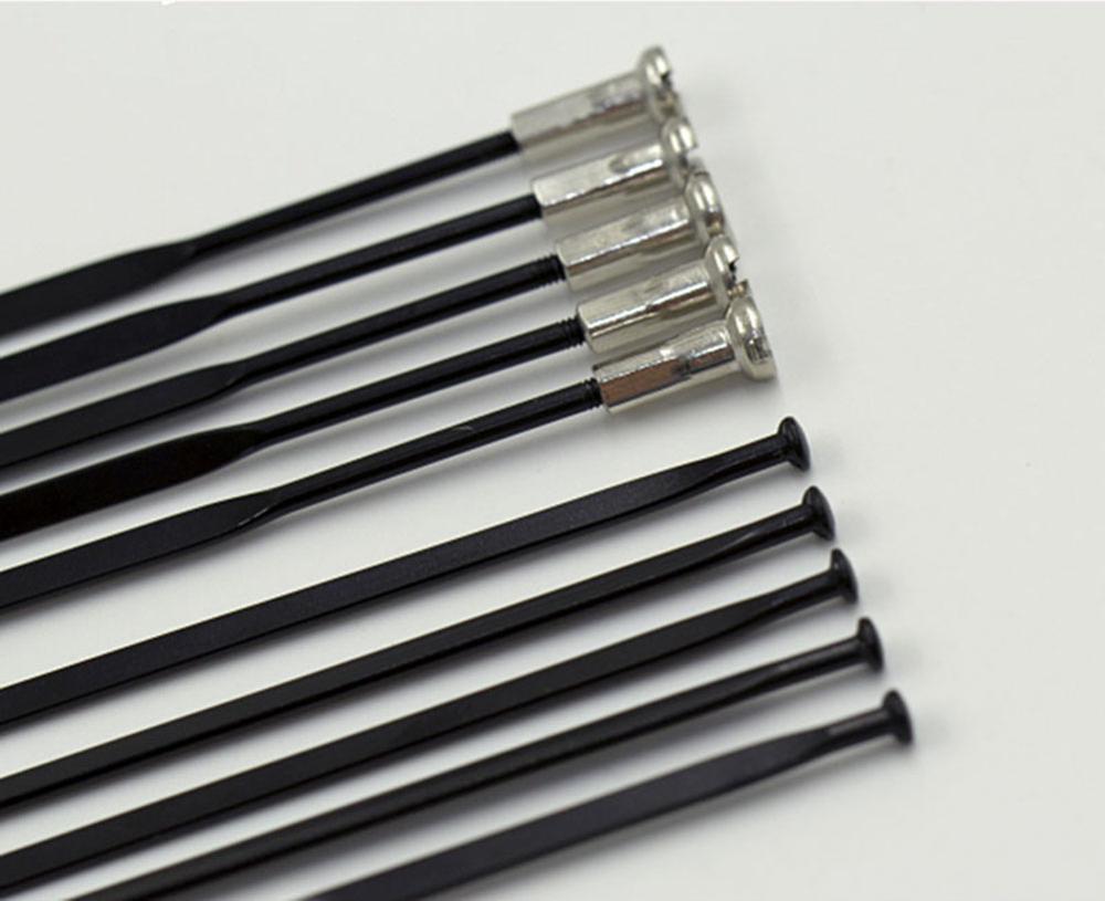 12 sztuk CROSSRIDE płyty płaskie proste szprychy szprycha rowerowa długość 261MM