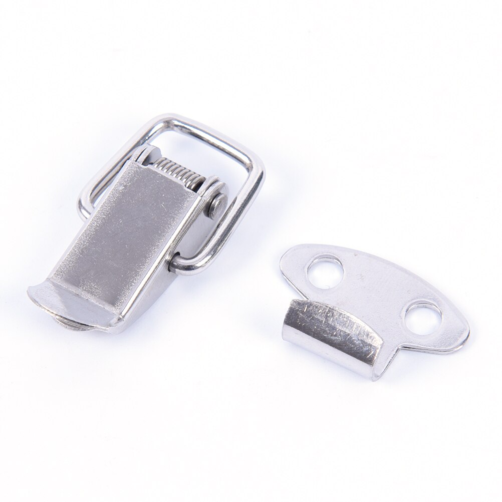 2 Pcs/lot Stainless Steel Box Buckle 28mm Length Spring Loaded Draw Toggle Latch Latch With Excellent Anti-corrosion Properties