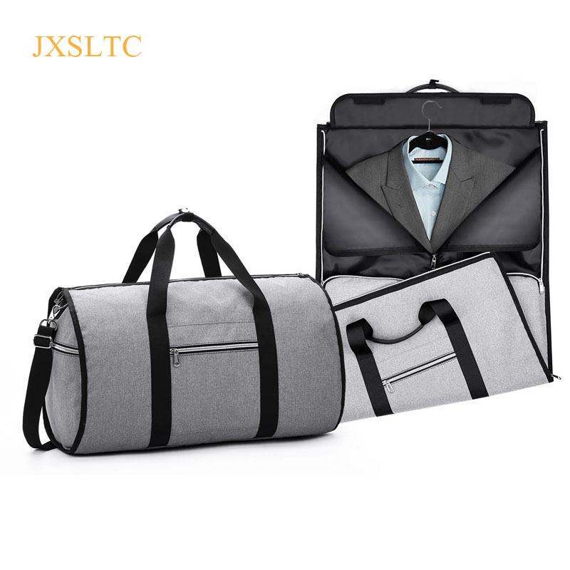Jxsltc herr resväskor för kostym hopfällbara vattentäta väskor handbagage affärsresor duffle bag 5 stars weekend bagageväska