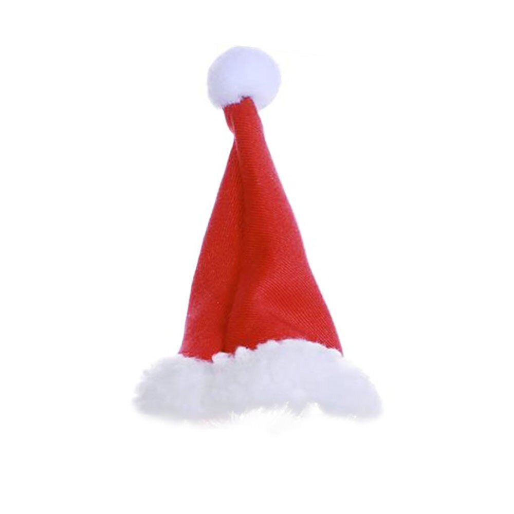 Kæledyr julemanden hat firben julekjoler jul xmas år plys hætte kæledyr jul fest hjem dekoration leverancer: 1