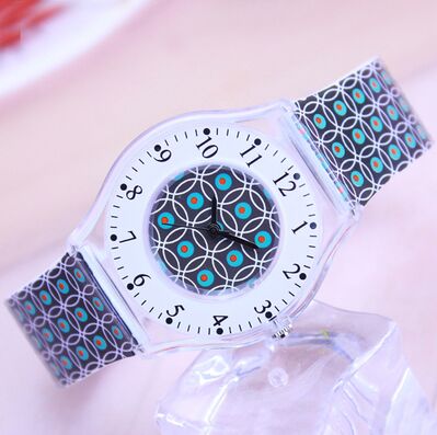 Eenvoudig patroon jongens meisjes sporthorloge waterdicht siliconen studentenhorloge waterbestendig kinderen quartz horloge klok