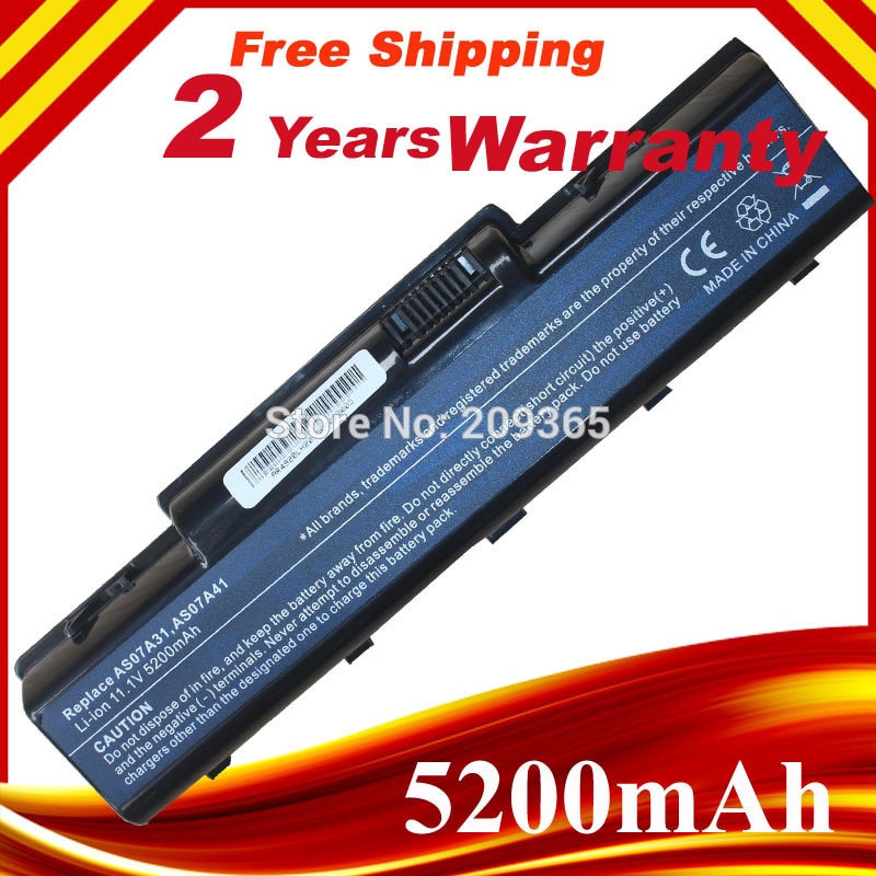 Replace AS07A31 AS07A41 Battery For Acer Aspire 4720 4730 5735Z 5737Z 5738 5738DG 5738G 5738Z 5738ZG 5740 5740DG 5740G