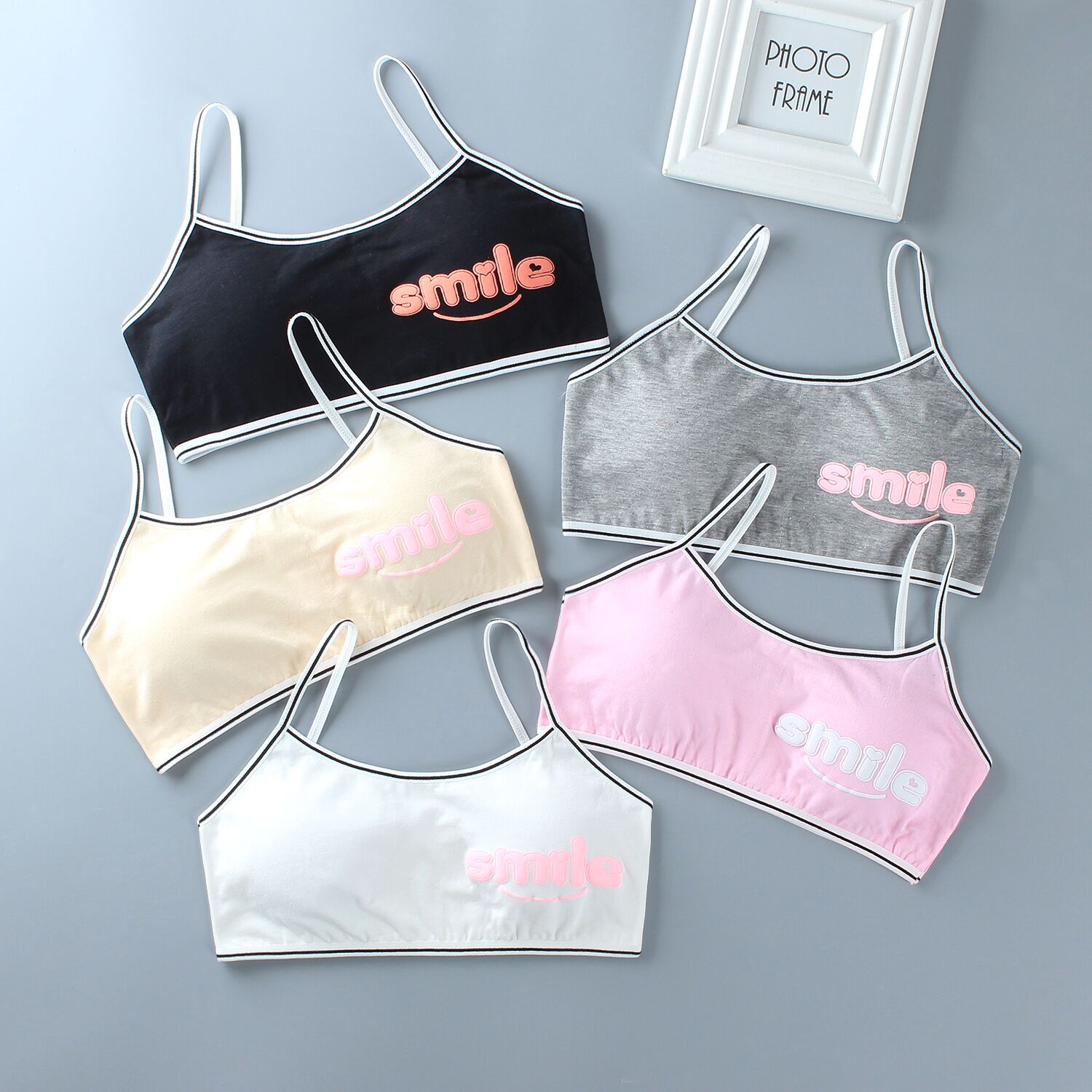 5 teile/los Bh für Kinder Baumwolle Trainings Bh f... – Grandado