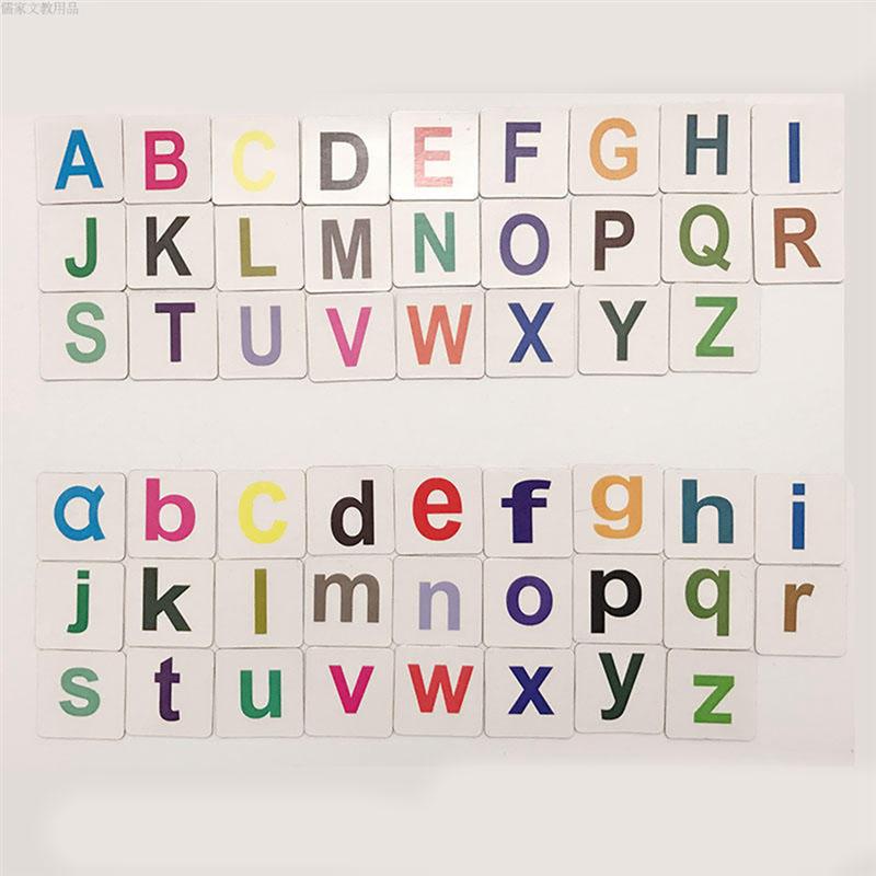 26PCS Alphabet Magnet Uppercase Lowercase Magnetic Letter Educational Magnet
