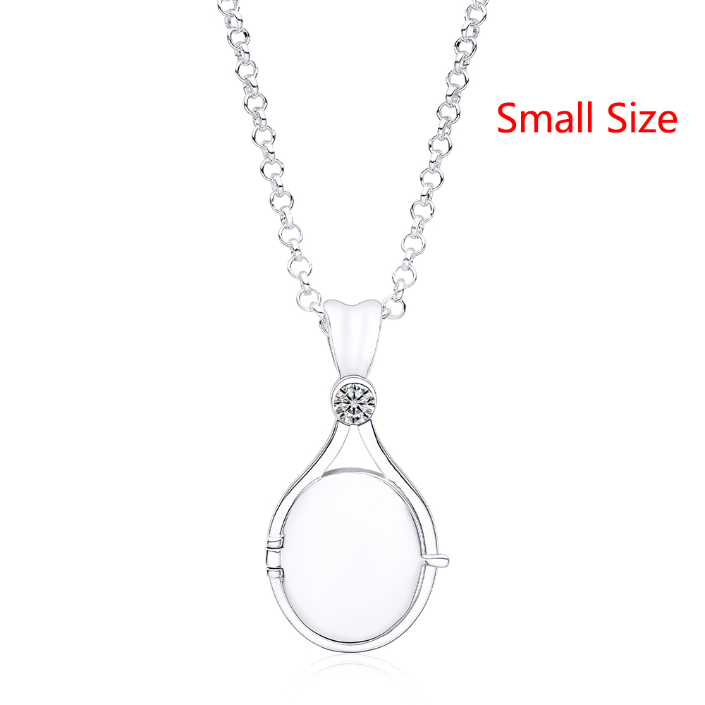 H2o – collier avec pendentif en coquillage métallique ouvrable, couleur argent, avec cristal, sirène, films TV, bijoux pour femmes et filles, colliers mignons