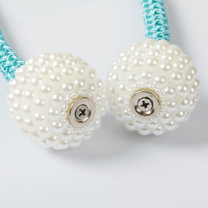 1pc perle magnetiske gardinclips tieback spænde clips kugle gardinholdere tie back gardin tilbehør boligindretning