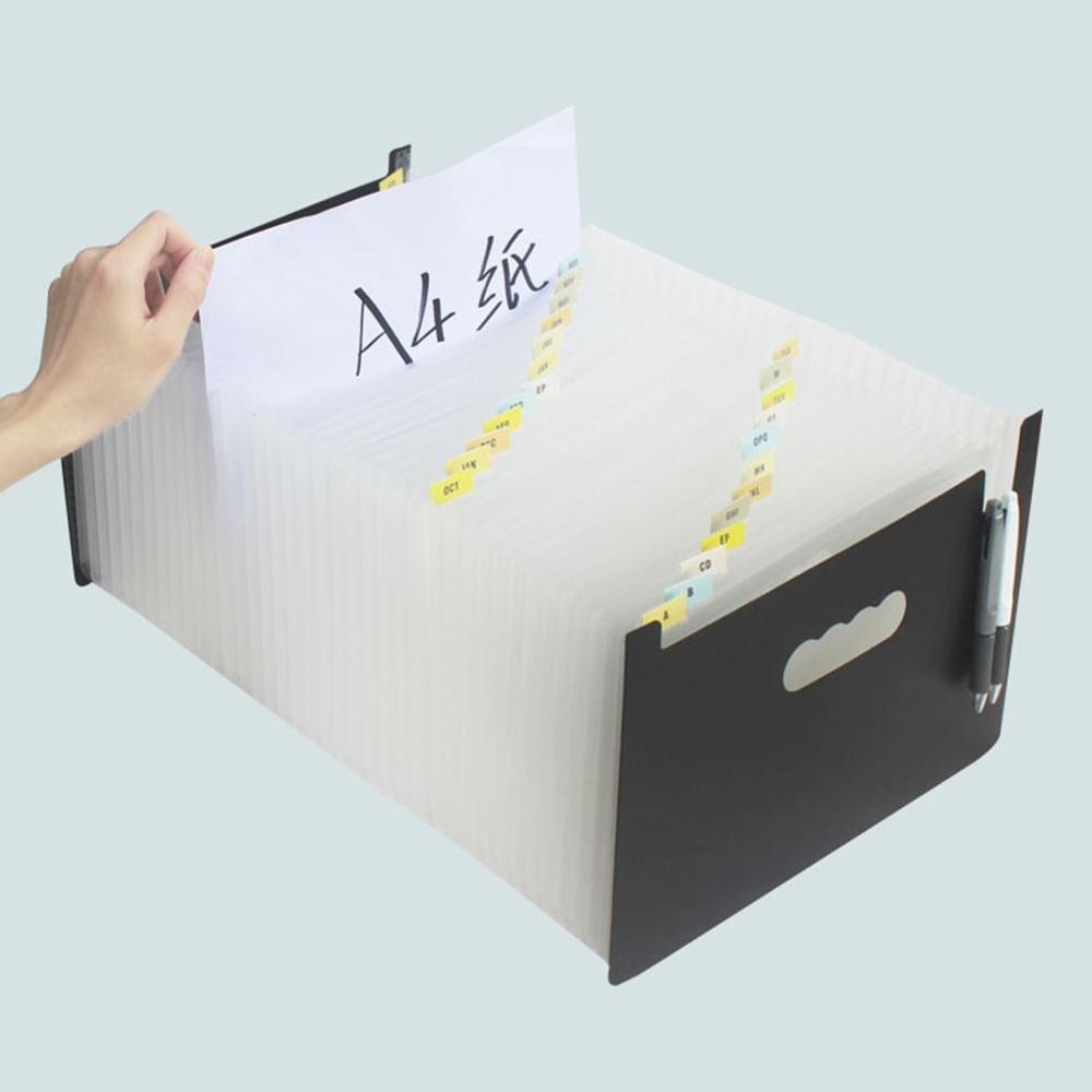 13 Layer Organ Bag File Holder A4 Document Bag Rainbow Classification Test Papers Tool Business Expanding File Folders