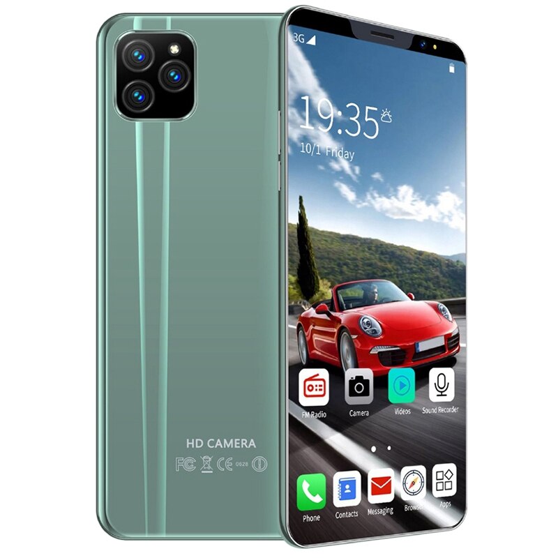 Teléfono Inteligente I13 Plus MTK6580, 5,8 pulgadas, Dual Core, 512MB + 4G RAM, tarjeta Dual, modo de espera Dual, Android 4,4, enchufe europeo: Verde