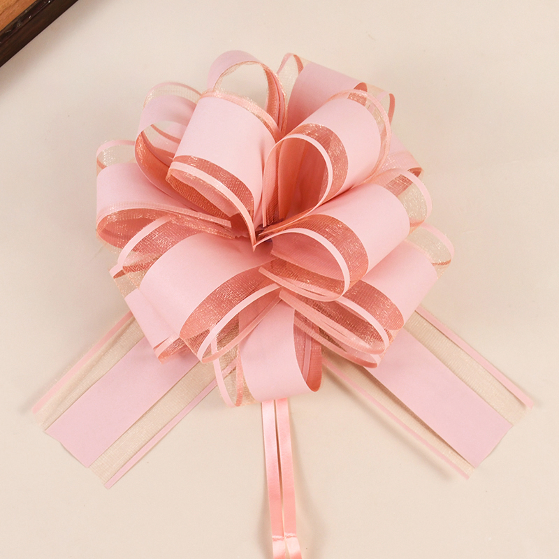 2/4/10Stck Hochzeit Auto Bogen Bänder Weihnachten Geschenkpapier Verpackung Dekoration DIY Handwerk Blumen Geburtstag Party liefert Valentinstag: S / Tiefe Saphir