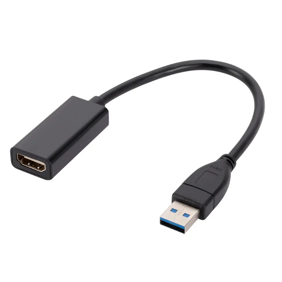 1080P USB 3.0 naar HDMI-compatibele converterkabel Multi Display grafische adapter voor pc Laptop Projector HDMI externe videokaart: Default Title