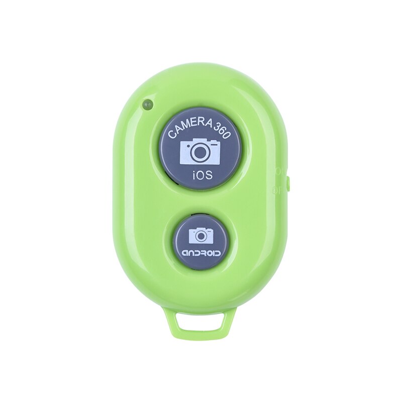 Selfie shutter für iphone bluetooth selfie auslöser fernbedienung für live-übertragung halterung video controller für Android , IOS: green