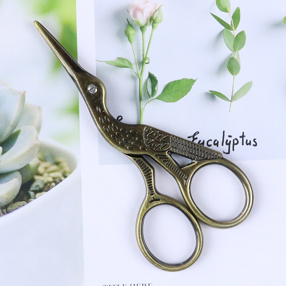 Kształt ptaka ze stali nierdzewnej klasyczny nożyczki tkaniny robić szycia nożyczki robić haftu krawiecki nożyczek narzędzia robić nożyce robić szycia: J2