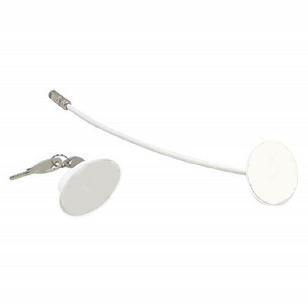 Serrure de sécurité pour enfants, 1 pièce, serrure de porte de réfrigérateur avec 2 clés, serrure de fenêtre pour enfants, serrure d'armoire, serrure de congélateur