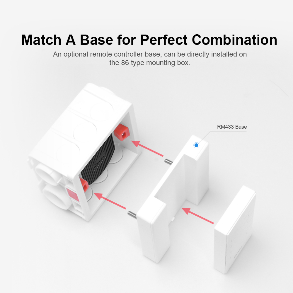 Itead Sonoff D1 Smart 433Mhz interruttore Dimmer luce RF luminosità della luce regolabile tramite eWeLink controllo vocale Google Home Alexa