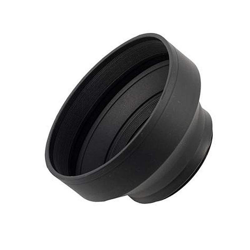 52mm Standard Universal Rubber Lens Hood for Canon Nikon Sony Camera Lens