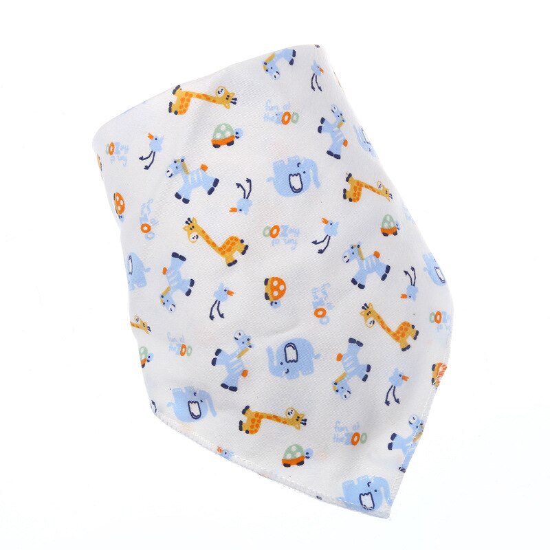 1 Pcs Beveiliging Slabbetjes Katoen Babyvoeding Kiel Zuigeling Burp Doeken Cartoon Speeksel Handdoek Baby Eten Accessoire Zachte Baby Stuff: Bruin