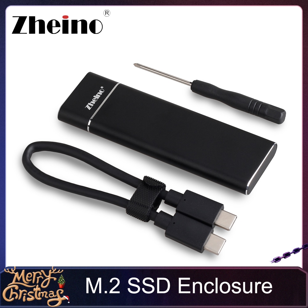 Zewnętrzna Obudowa SSD M.2 2280 Typ C USB 3.0 - Aluminium - Zheino