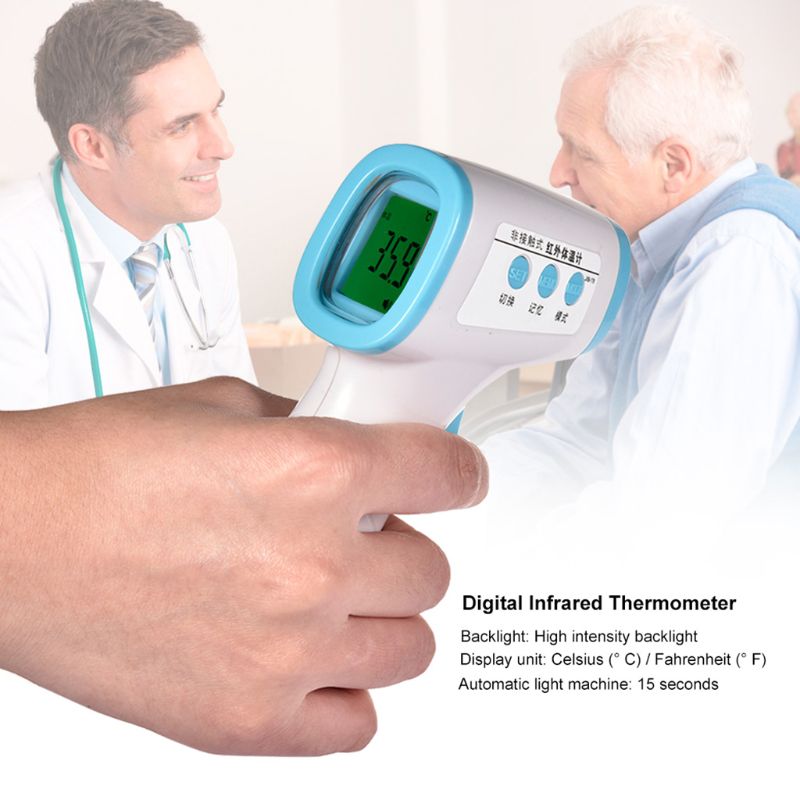 baby thermometer Digital Non-Contact thermometer infrared Forehead Body for Baby Kids Adults stickers user's manual