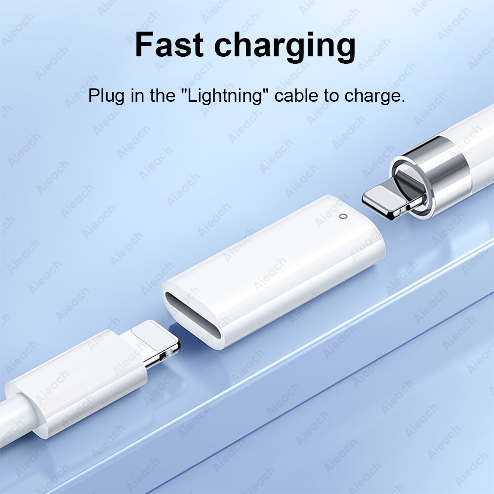 Kompatibel med apple pennspets och magnetisk ersättningslock/laddningsadapter för apple penna 1st generationens tillbehör