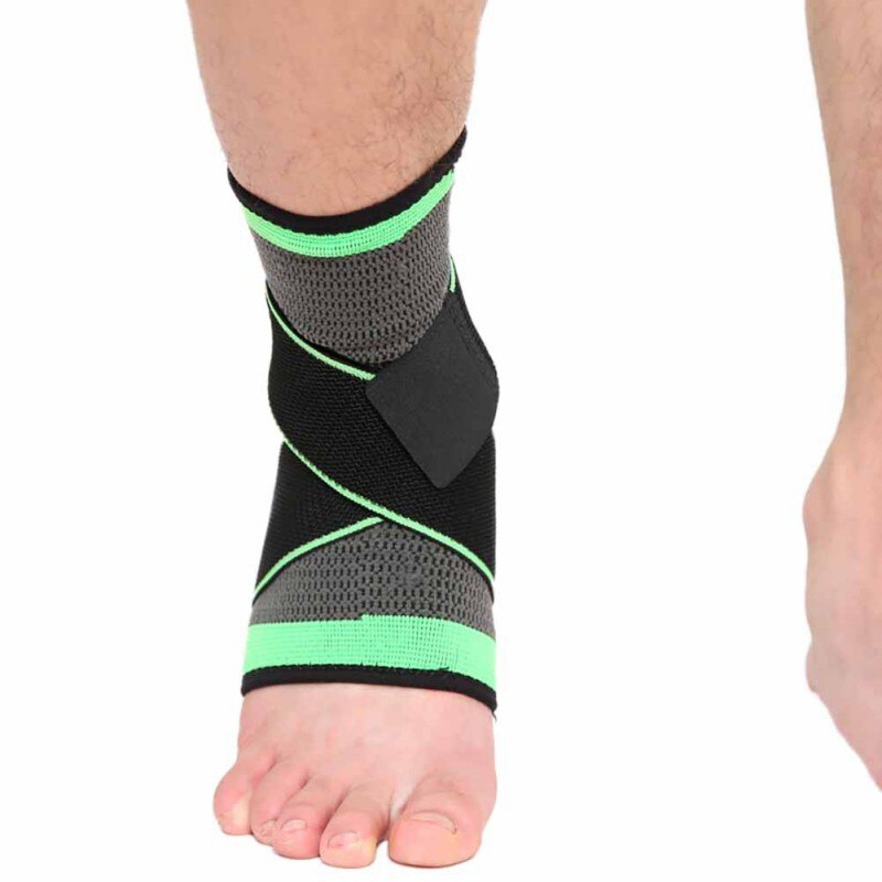 1PCS 3D Tecelagem Elástico Cinta de Nylon de Segurança Protetor de Taekwondo Fitness Futebol Basquete Apoio Tornozelo Cinta Badminton