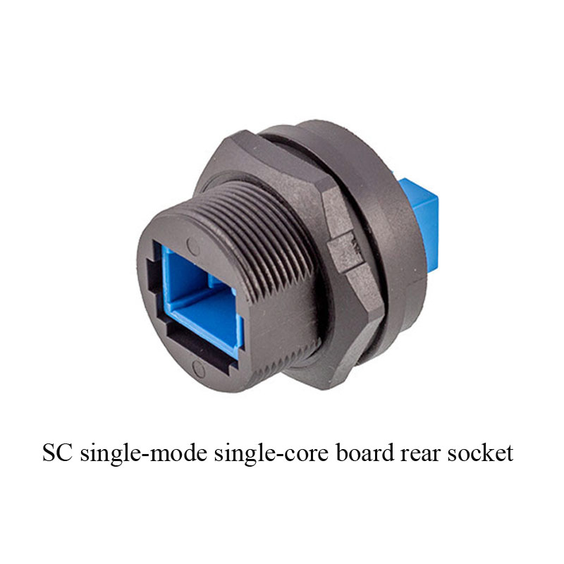 Wasserdichte LC/SC-Glasfaser-Steckdose für Höhle Außenbereich, IP67, FDDI, Einzelmodus, Einzelkern, Dual-Ader-Stecker, SC-Glasfaserkabel: Orange