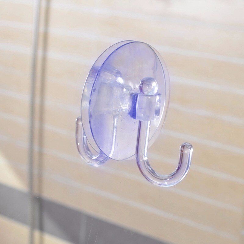 Colgadores con forma de gancho para pared, ventosa, para cocina y baño, 10 Uds., 4cm, estilo Simple