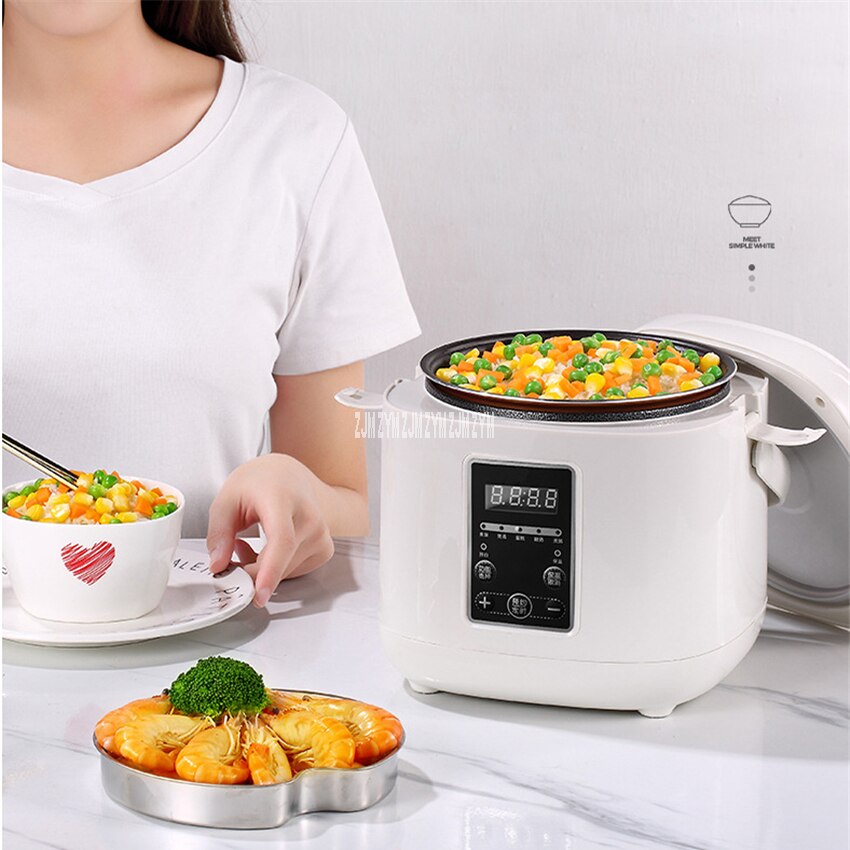 YD SK01 Household Small Portable Electric Rice Cooker Intelligent Timing Rice Cooking Machine Smart Home Appliance 400W 220V