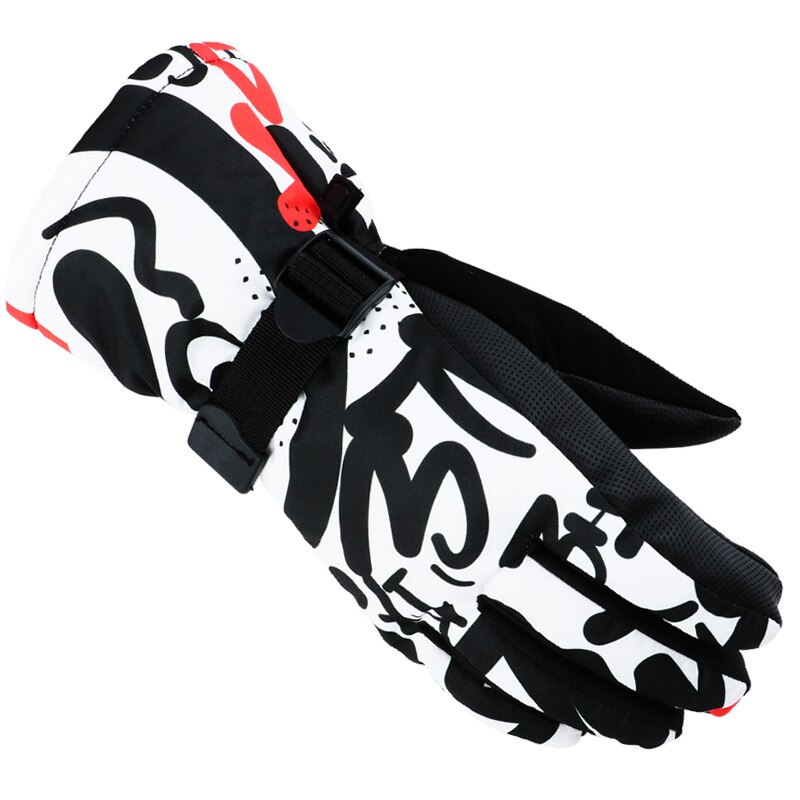 Gants De Ski pour femmes Guantes De Invierno en plein air mitaines De Snowboard imperméables et cachemire pour hommes Plus gants De Ski pour adultes en coton: COLOR4 / L