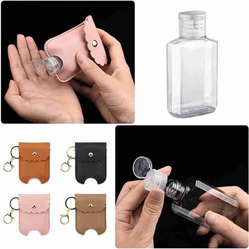 30ml Hand Sanitizer Holder Mini Hand Sanitizer Holder Bottle Gel Hang Bag For Children School Liquid Soap Hand Sanitizer Holder