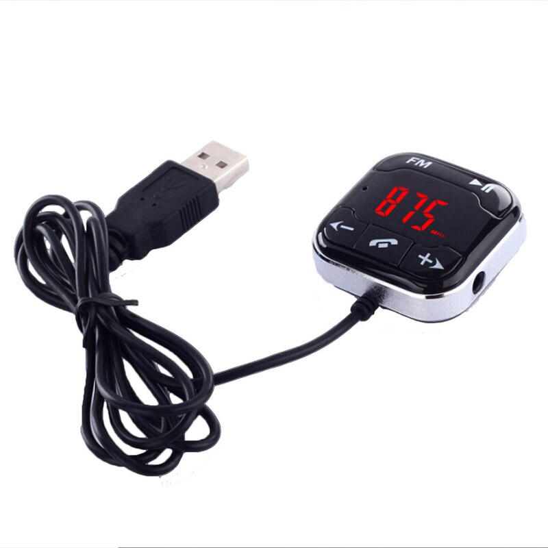 Auto Fm-zender Mini Lcd Handsfree Draadloze Fm Radio Zender Adapter MP3 Speler Auto Kit Ondersteuning Voor Tf Card